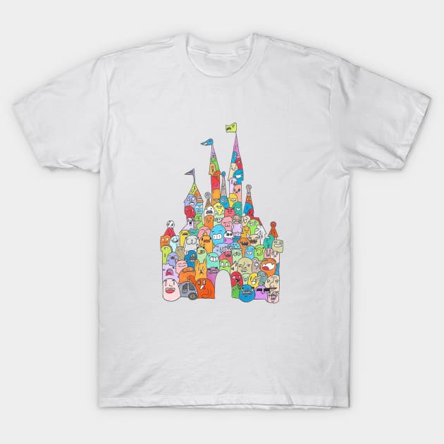 Enchanted Castle T-Shirt by b_taco_designs